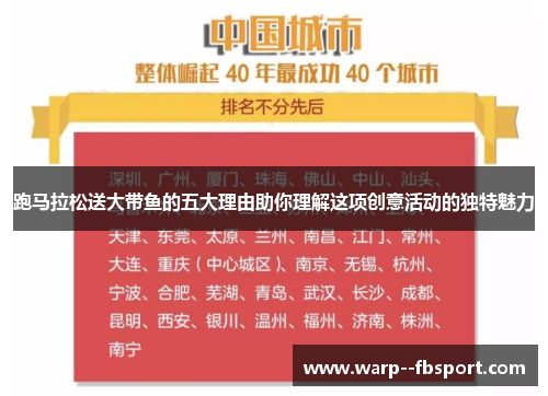 跑马拉松送大带鱼的五大理由助你理解这项创意活动的独特魅力 跑马拉松送大带鱼的五大理由助你理解这项创意活动的独特魅力